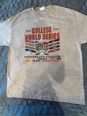 NCAA 2008 College World Series Gray Short Sleeve T-Shirt